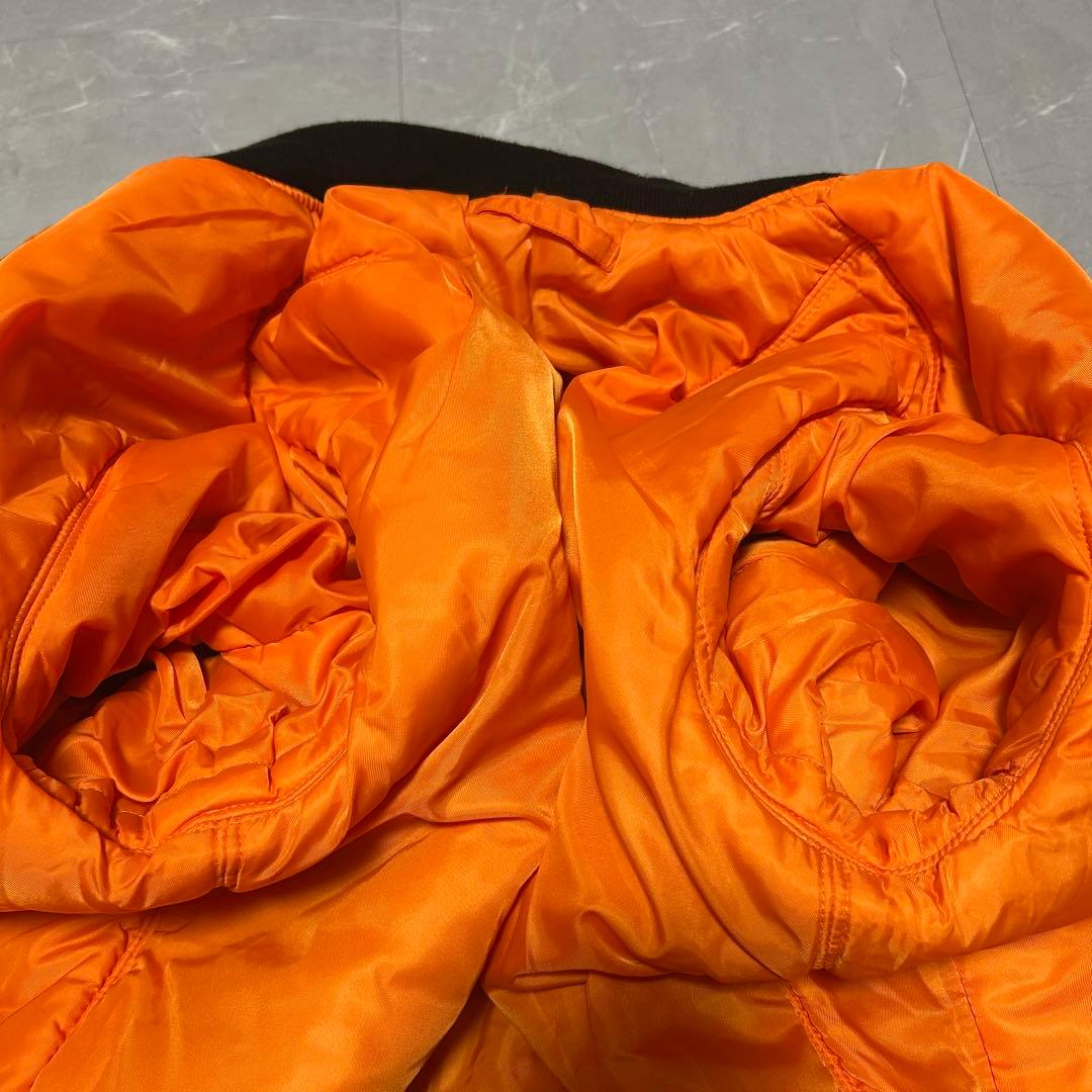 【ALPHA】MA-1 フライトジャケット リバーシブル L ブラック