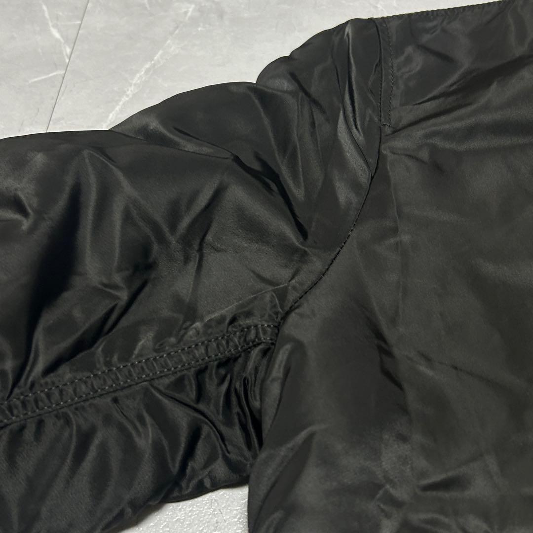 【ALPHA】MA-1 フライトジャケット リバーシブル L ブラック