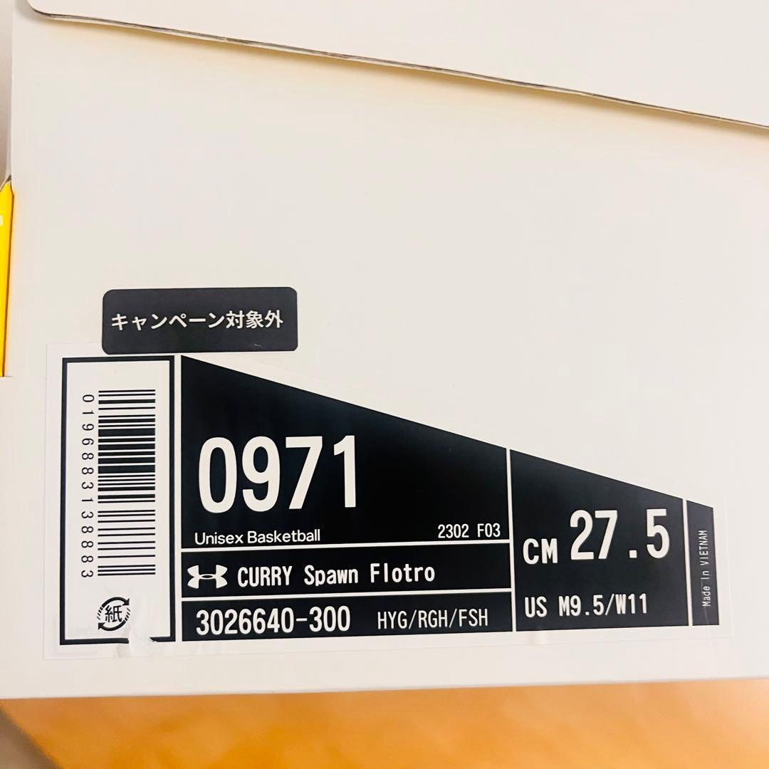 CURRY Spawn Flotro アンダーアーマー　27.5cm