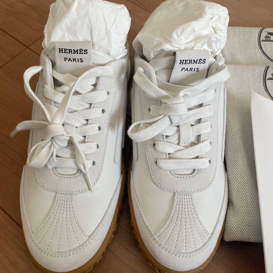 con　エルメス　HERMES スニーカー　ジェット　36.5