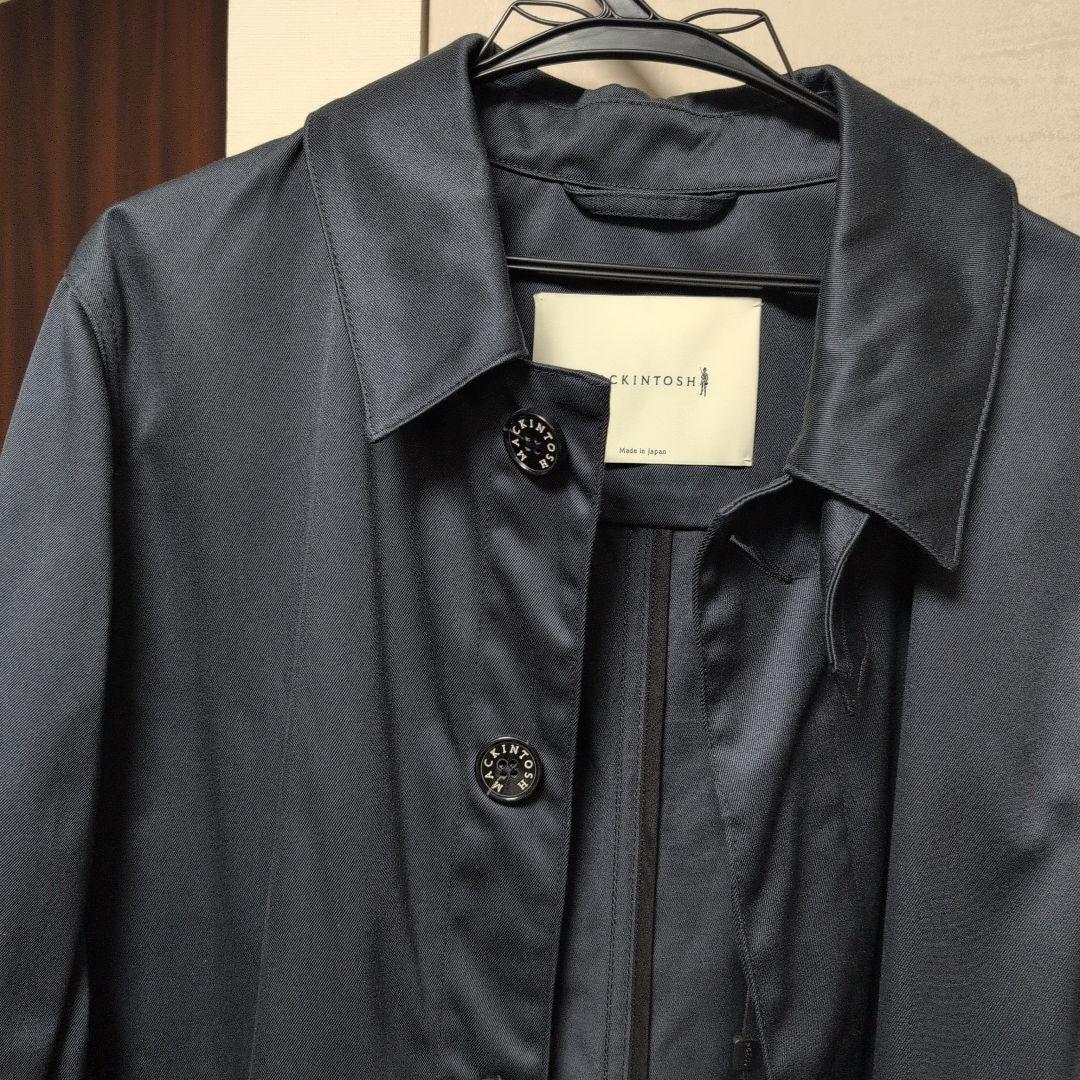 【新品未使用】マッキントッシュ　ステンカラーコート　ネイビー