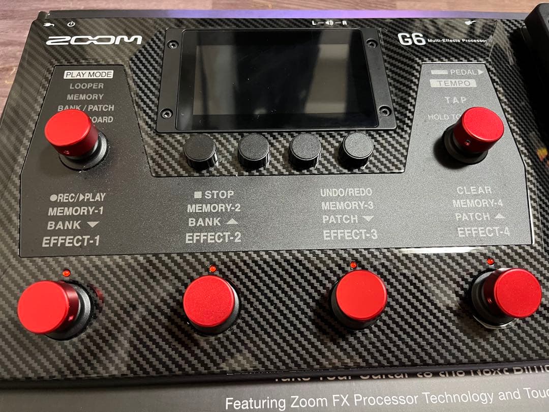 【美品】今日中限定値下ZOOM G6 マルチエフェクタースイッチハットSDカード