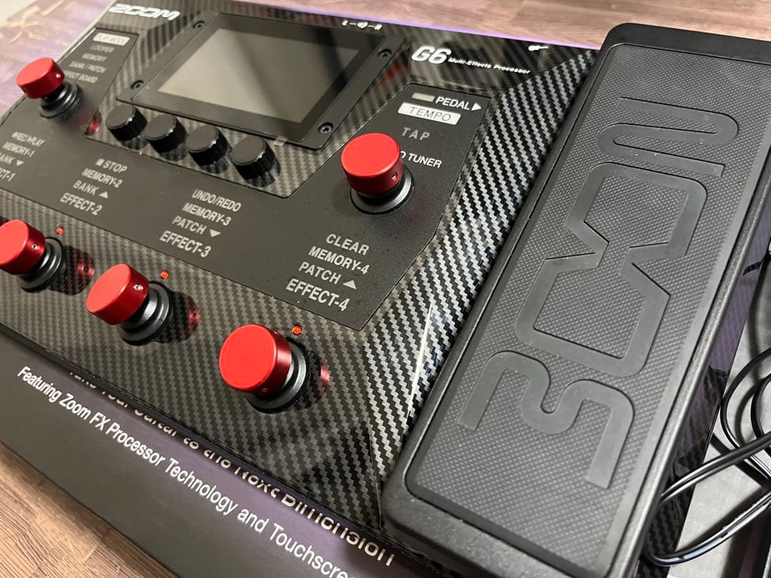 【美品】今日中限定値下ZOOM G6 マルチエフェクタースイッチハットSDカード