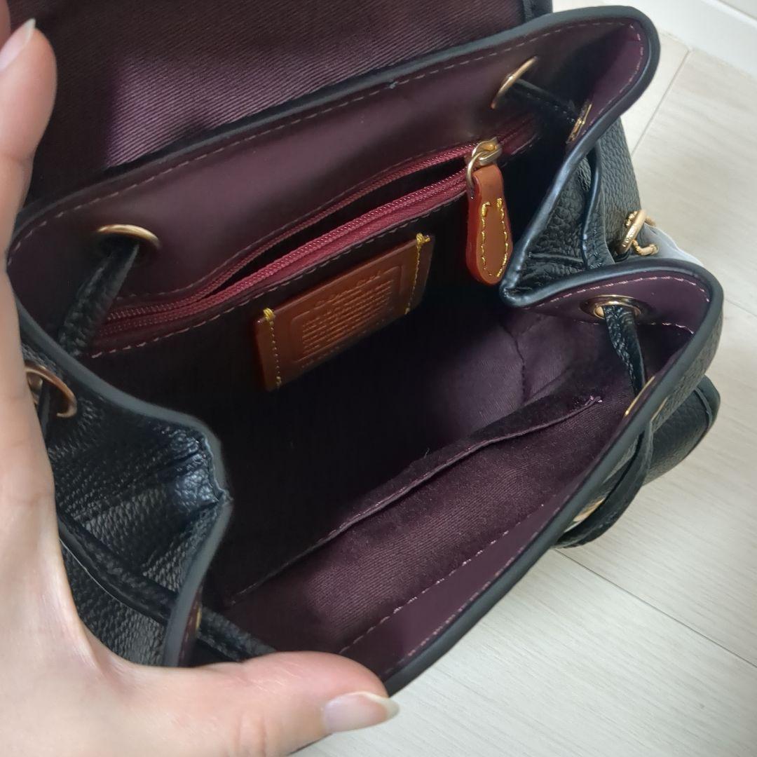【新品】COACH　ハドリー バックパック　ブラック　CBH09