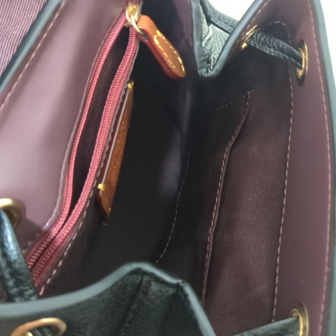 【新品】COACH　ハドリー バックパック　ブラック　CBH09