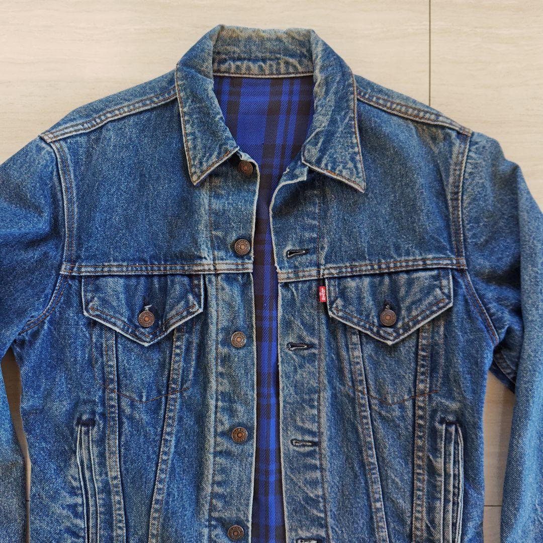 リーバイス　デニムジャケット 裏地ネル トラッカー