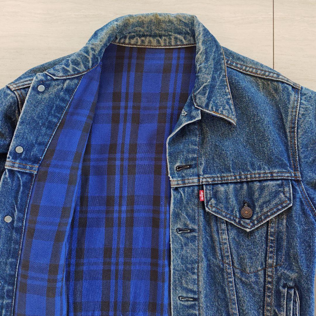 リーバイス　デニムジャケット 裏地ネル トラッカー