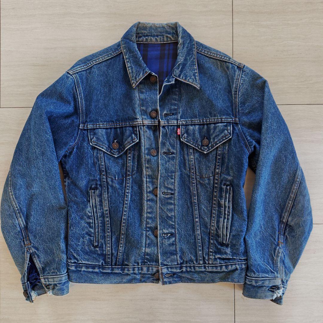 リーバイス　デニムジャケット 裏地ネル トラッカー