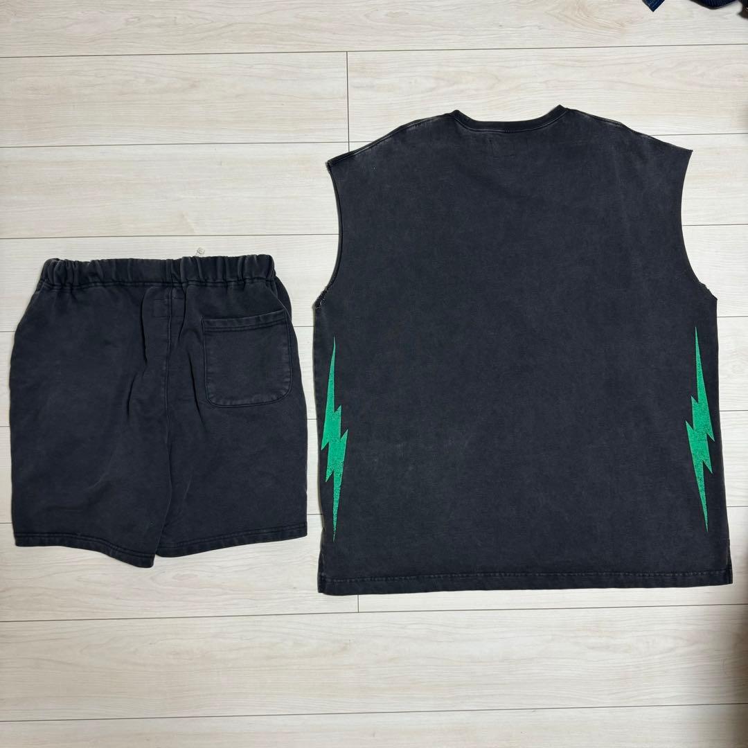 TAIN DOUBLE PUSH セットアップ　グレー　　　タインダブルプッシュ