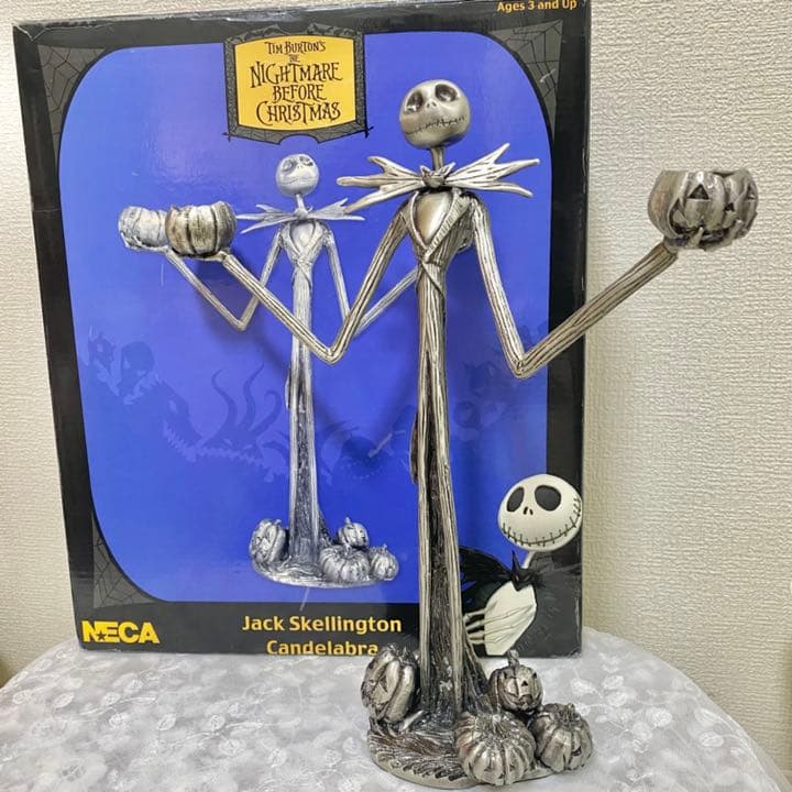 激レア】ナイトメアビフォアクリスマス NECA キャンドルホルダー
