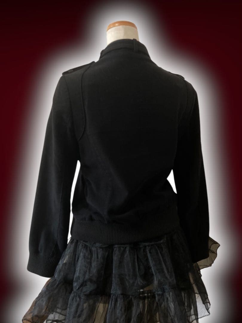 00s平成ギャルy2kゴシックダークコアダックジャケットフェアリーグランジロック