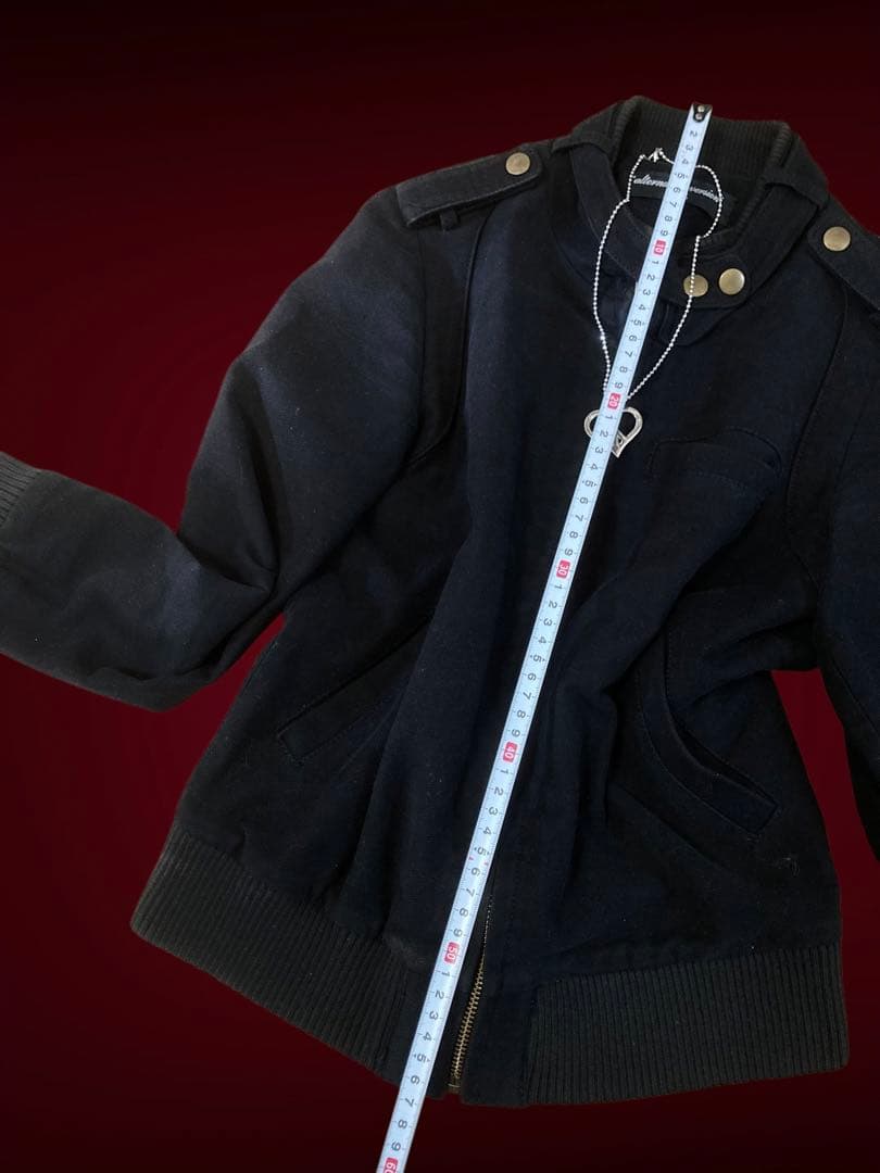 00s平成ギャルy2kゴシックダークコアダックジャケットフェアリーグランジロック