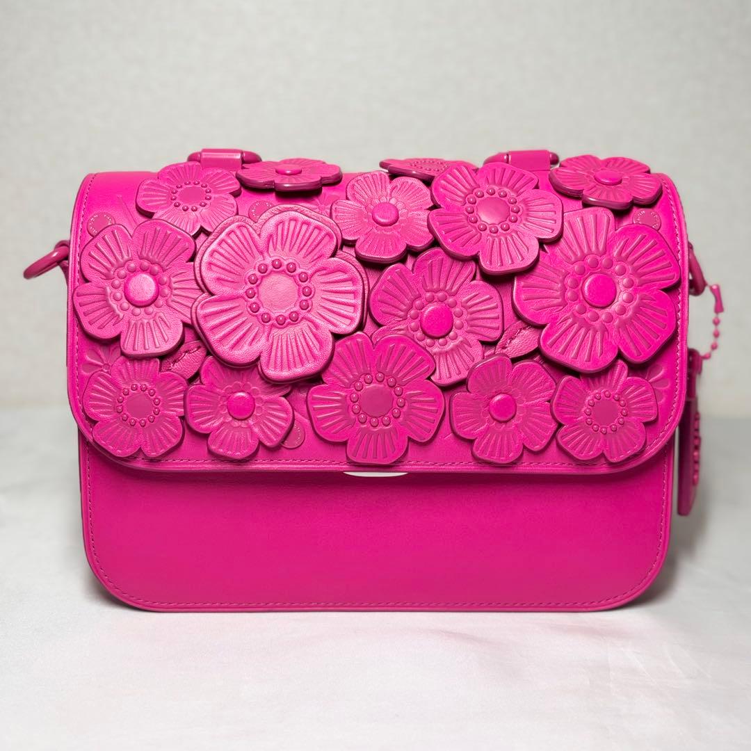 【未使用級】　ローグ　トップハンドルバッグ　ティーローズ　ショルダー　ピンク