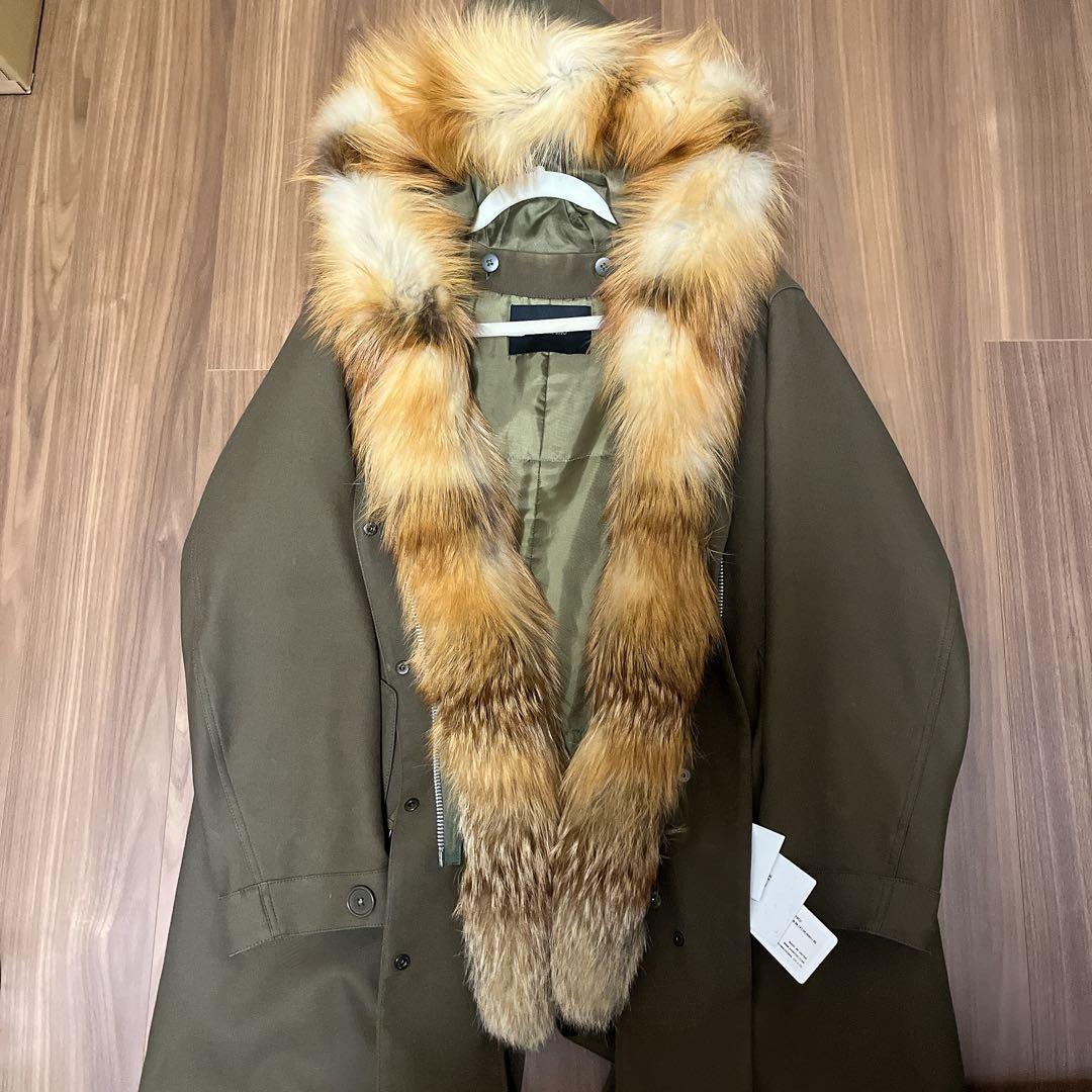 THE RERACS ファー付きモッズコート