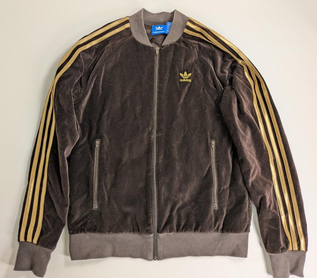 adidas BY別注 ベロア トラックジャケット＆パンツ セット販売 M