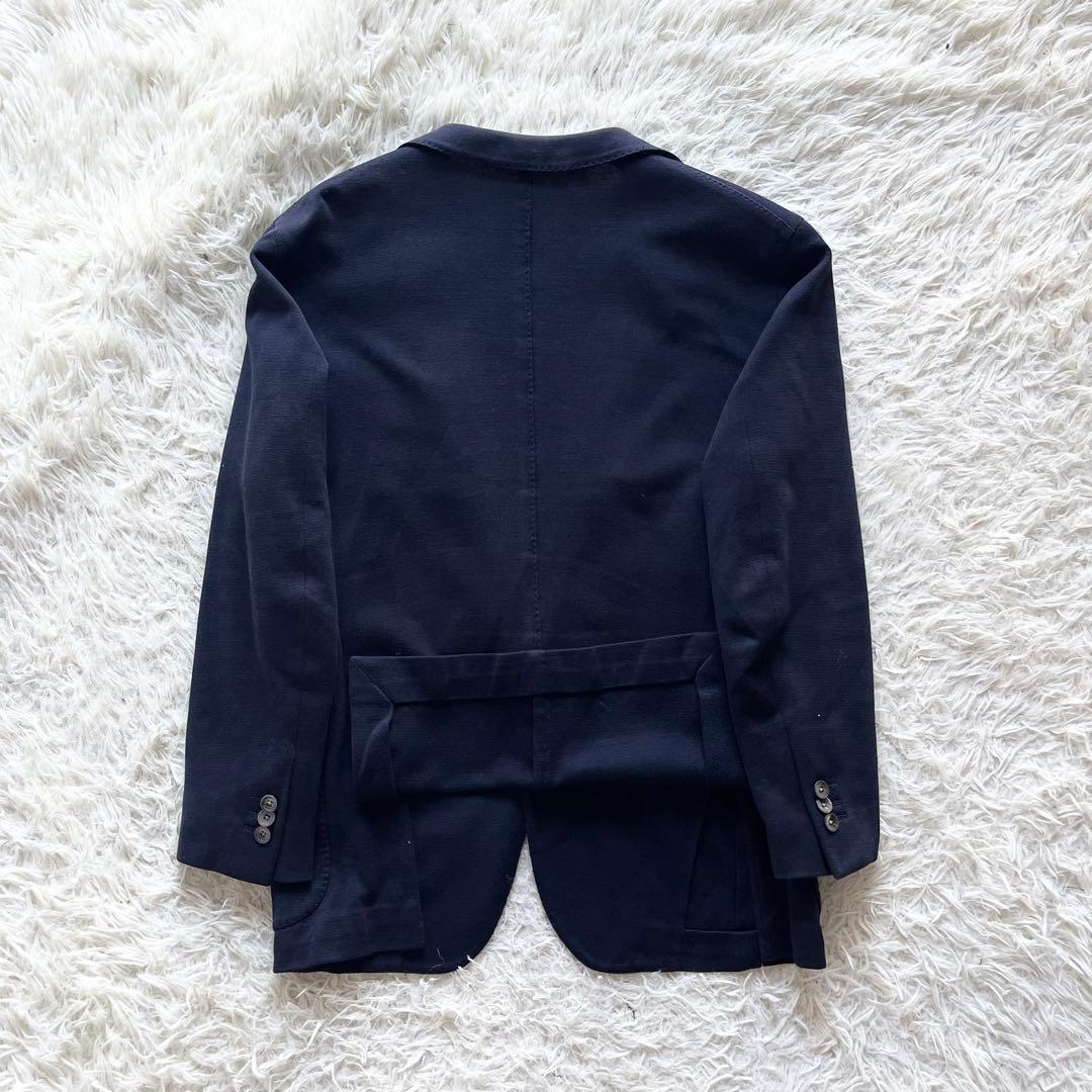 <良品>BOGLIOLI dover ネイビー コットン ジャケット サイズ48