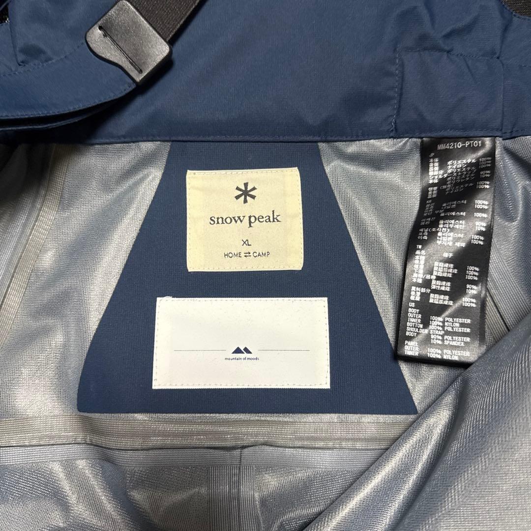 空*郎様 スノーピーク 3レイヤー グラフェンパンツ ビブパンツ　Gore-Te