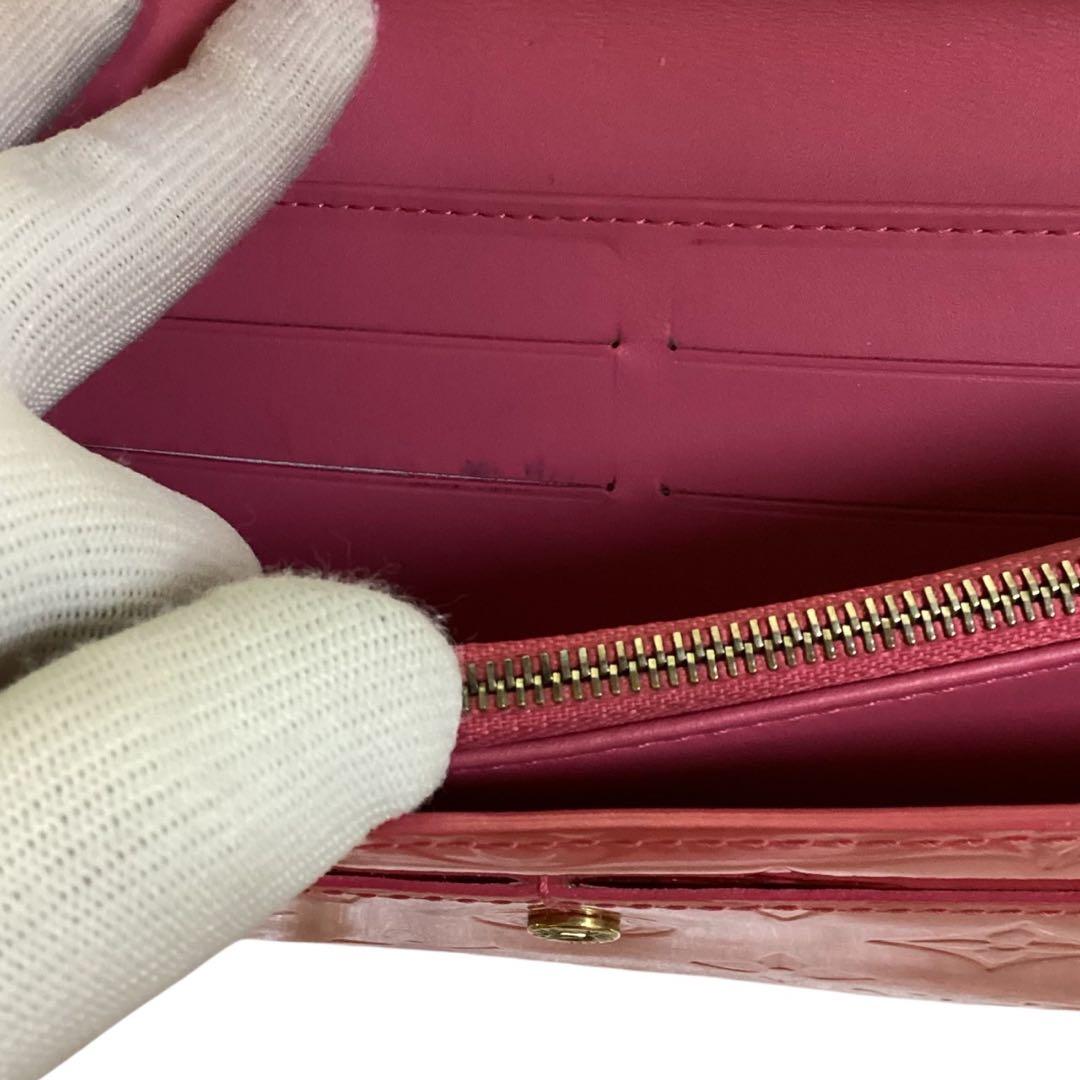 LOUIS VUITTON】 ヴェルニ長財布【レッド】
