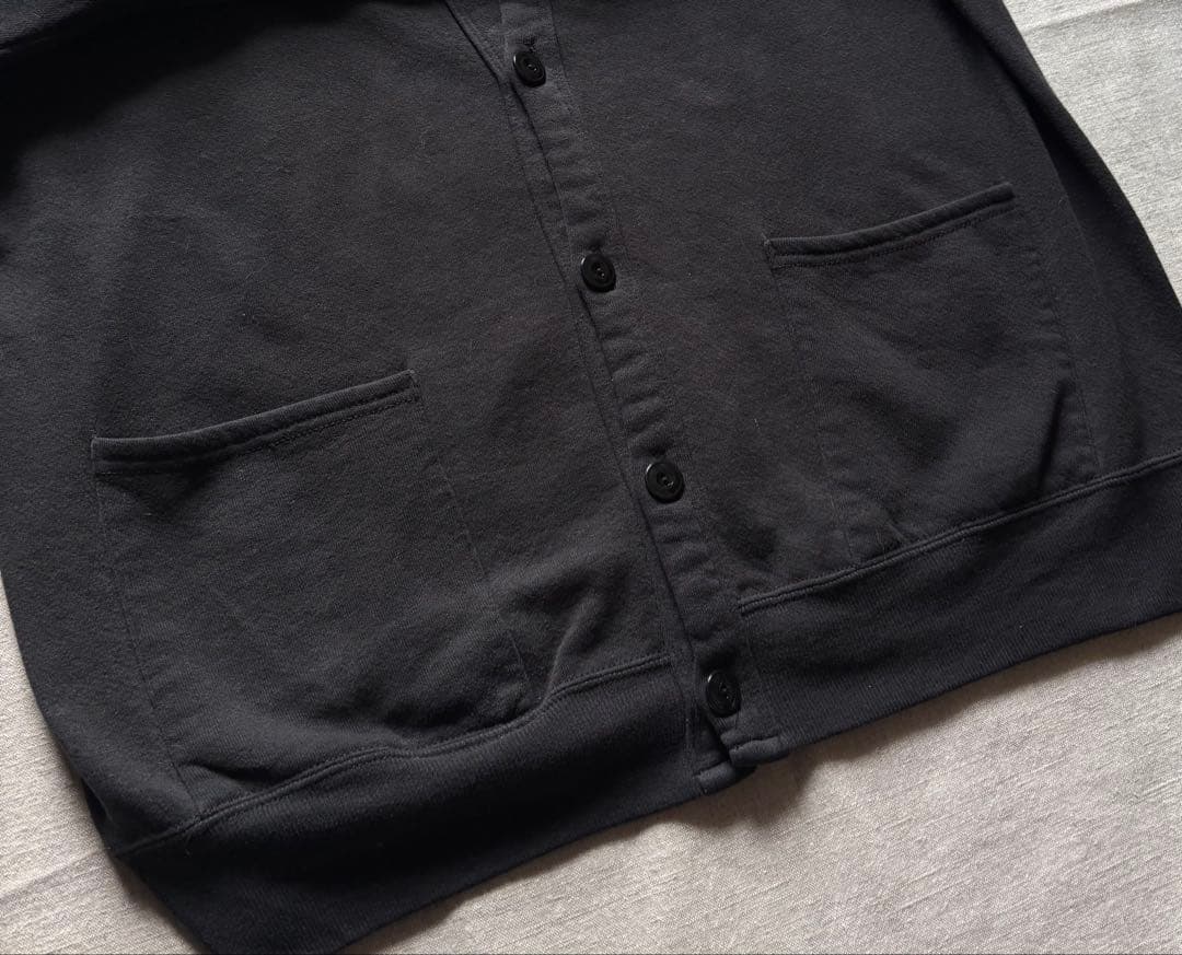 80s 90s JERZEES スウェット カーディガン USA製 ブラック 黒