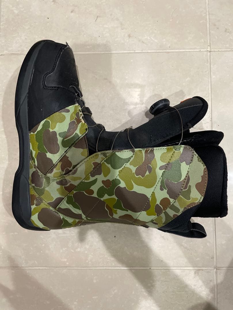 RIDE ANTHEM BOA スノーボードブーツ カモ柄 ブラック 中古美品