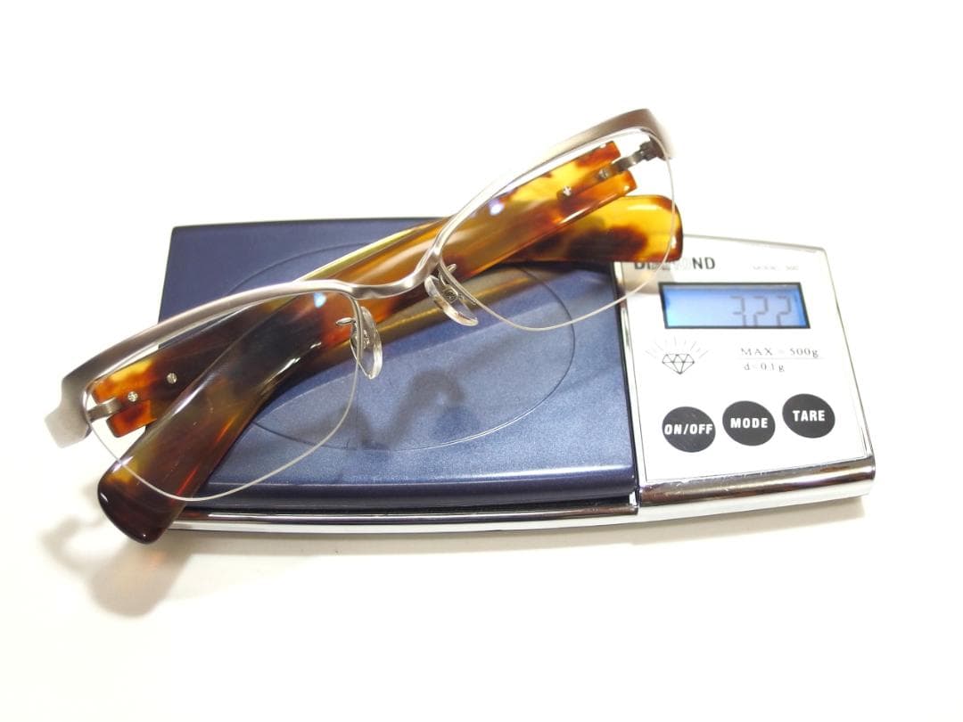 【値引交渉歓迎】【999.9★所さん愛用】フォーナインズ本鼈甲眼鏡2166】