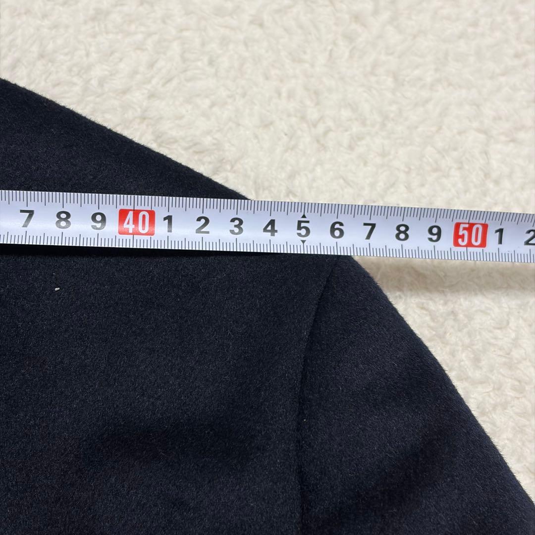 UNIQLO カシミア混 ネイビー チェスターコート　Lサイズ