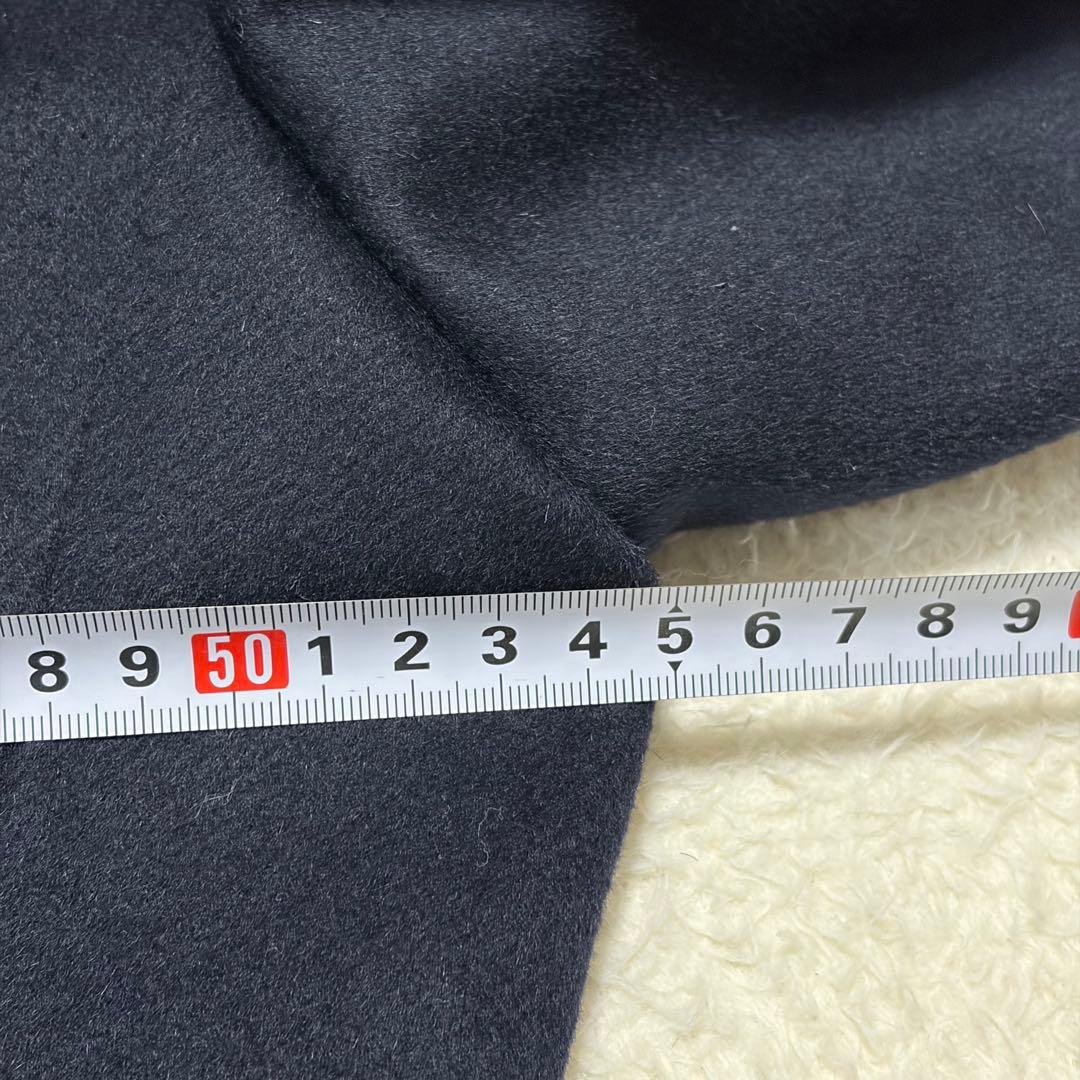 UNIQLO カシミア混 ネイビー チェスターコート　Lサイズ