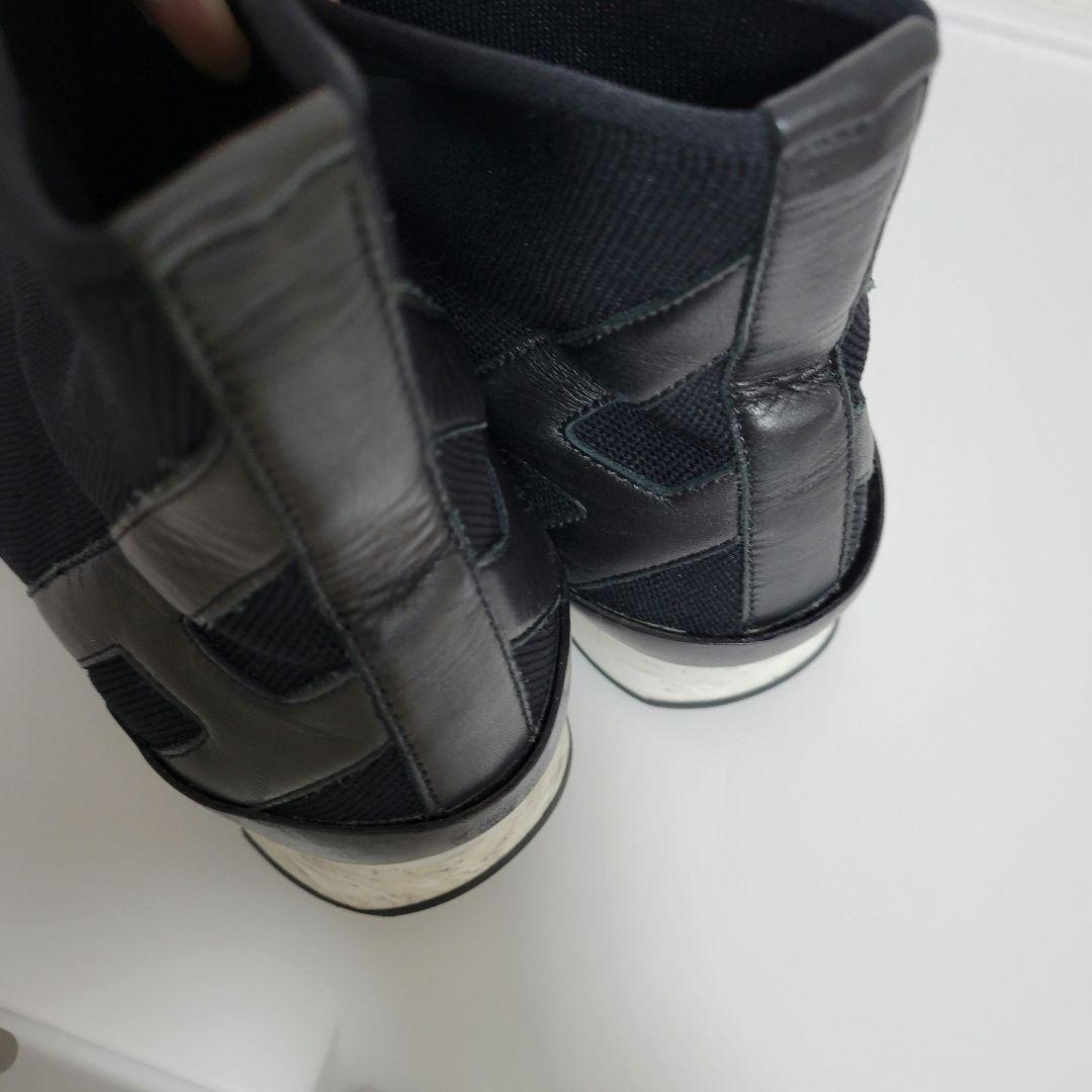 HERMES Hマークソックススニーカー36 使用感・難あり エルメス