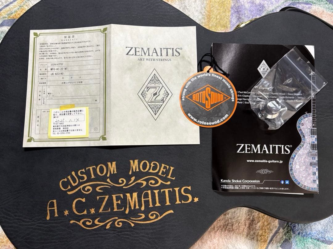 極美品 ZEMAITIS MFG-AC-22 NT burst backer - メルカリ