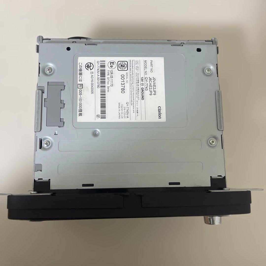 クラリオンナビゲーションQY-7743は非常に良いです、地図データは2018