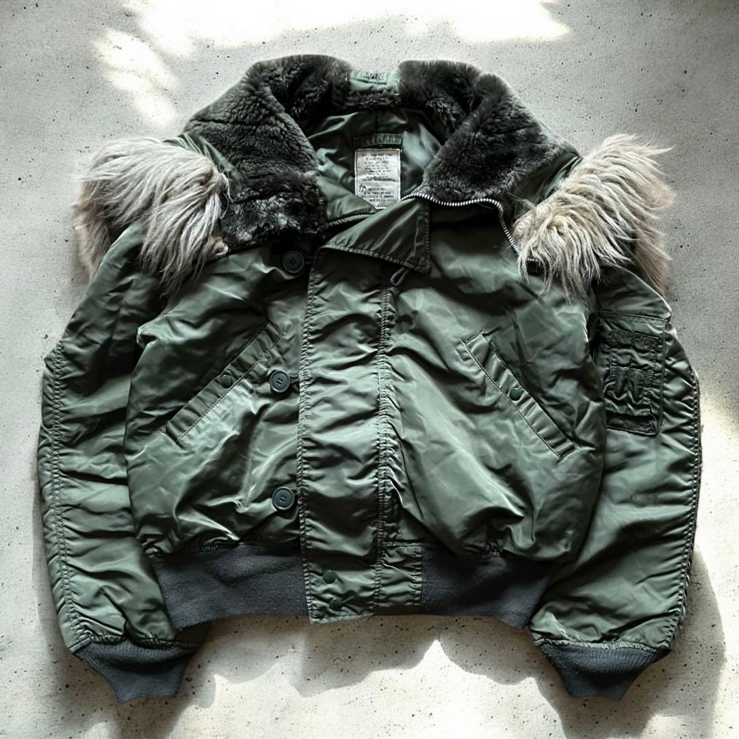 80s USA製 ALPHAアルファ N-2B フライトジャケットY2K - メルカリ