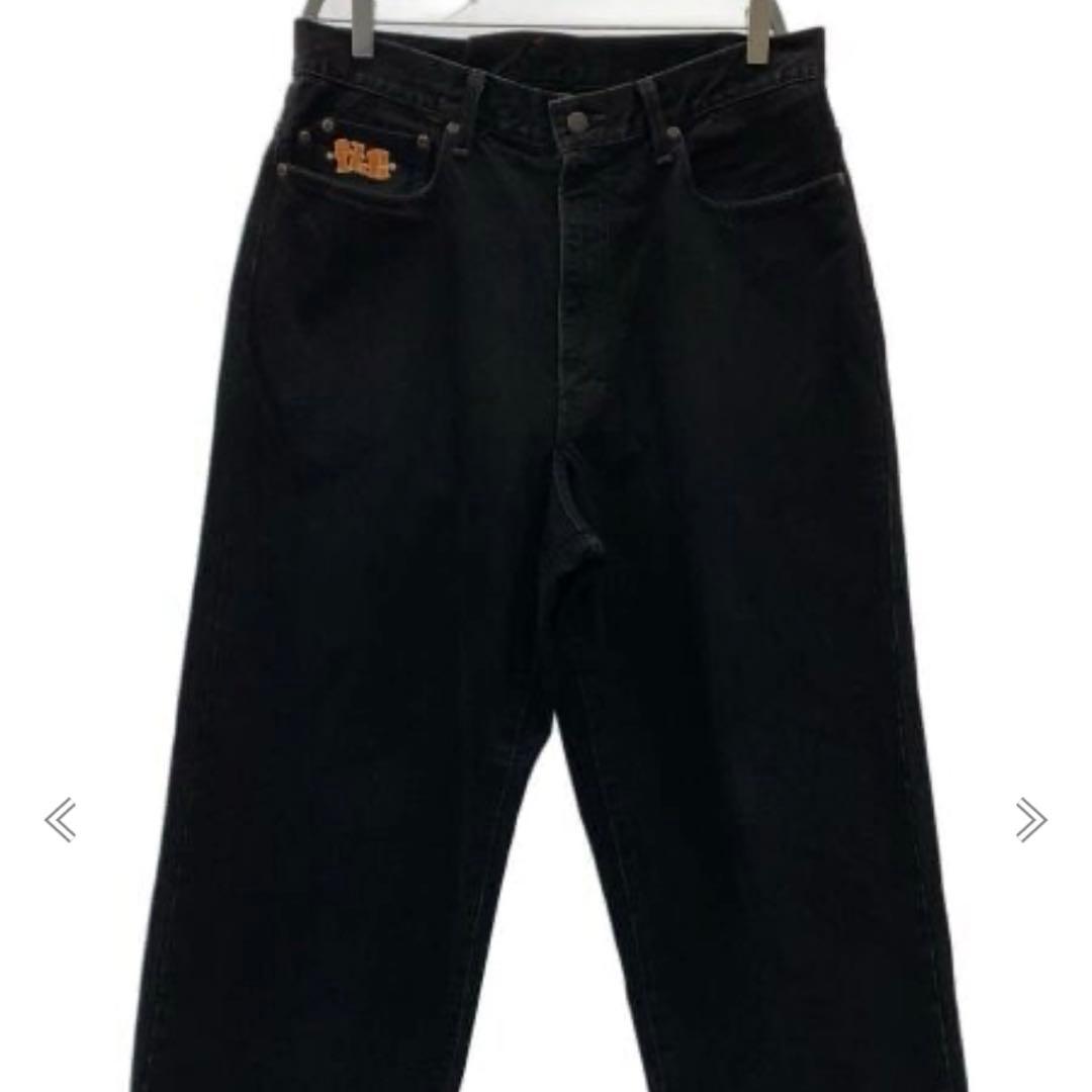 FTC / EMB ブラックデニムパンツ　25ss 人気　即完売　バギーパンツ