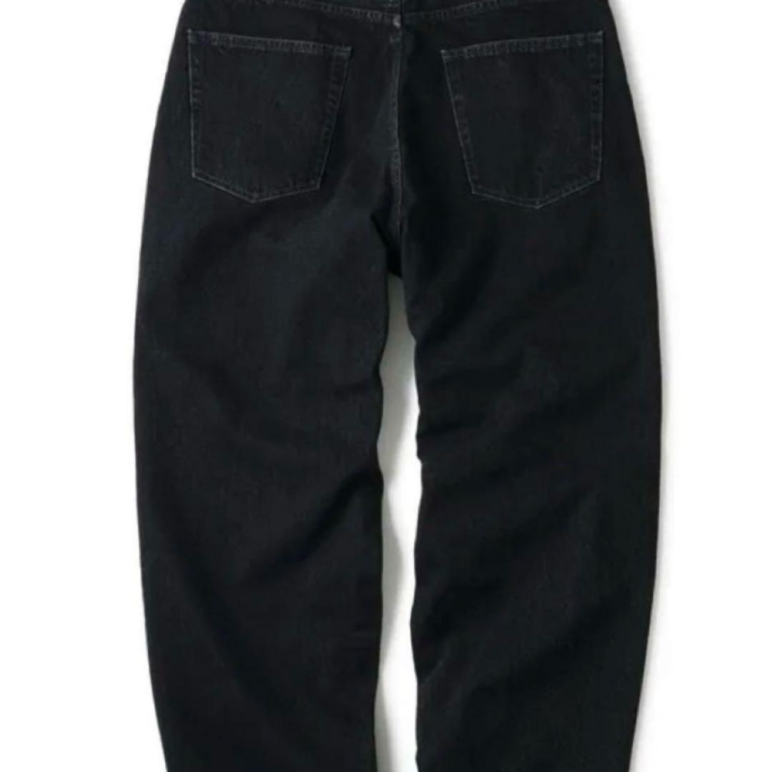 FTC / EMB ブラックデニムパンツ　25ss 人気　即完売　バギーパンツ