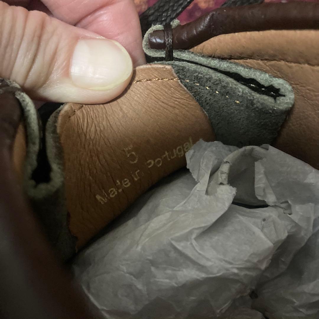 新品未使用】padmore&barnes ワラビーシューズ／サイズ5