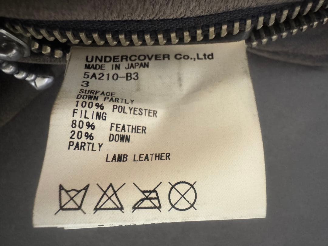 初期UNDERCOVERISM 06AWArts＆Crafts期ダウンジャケット