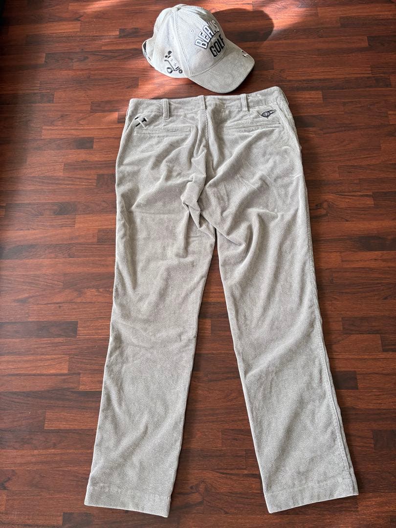 BEAMS GOLF コーデュロイパンツ&帽子セット