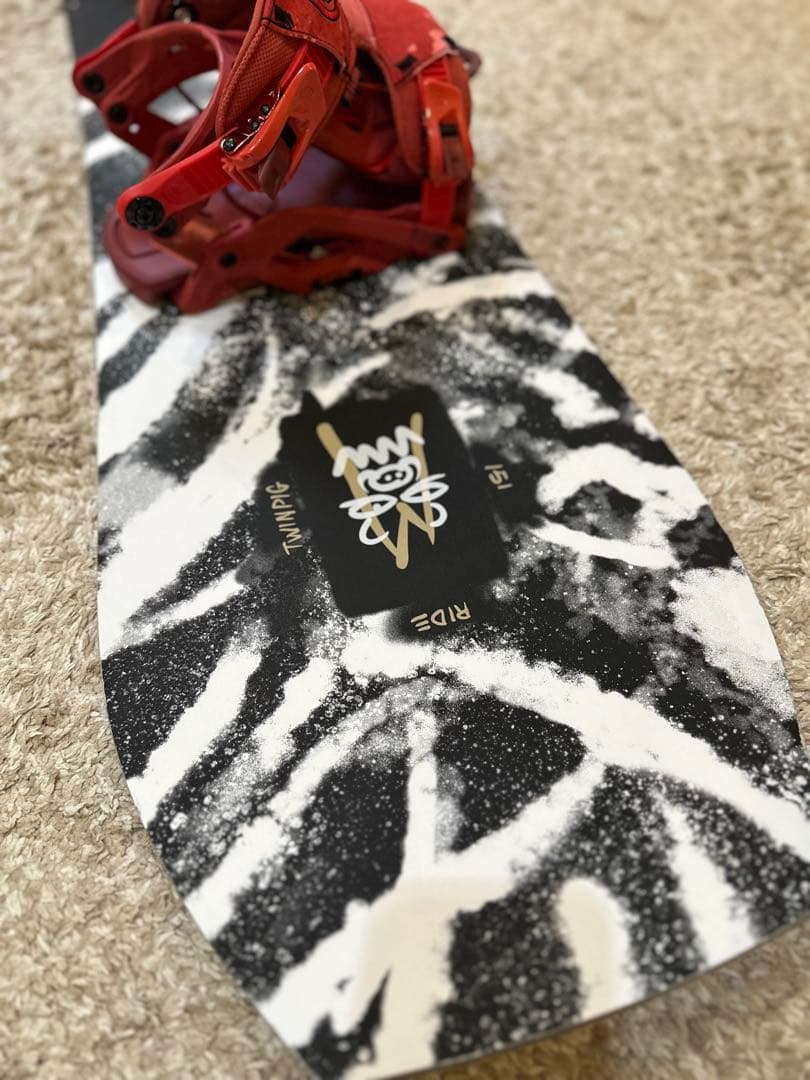 RIDE ライド スノーボード 板151cm FLOWビンディングセット