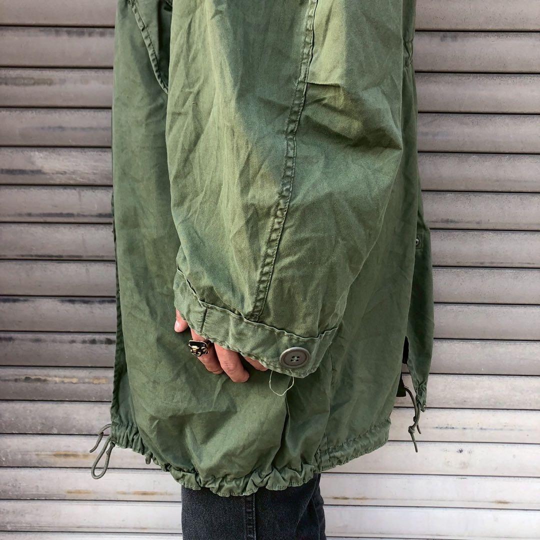70s 米軍 実物 US ARMY M-65 フィッシュテール パーカー シエル