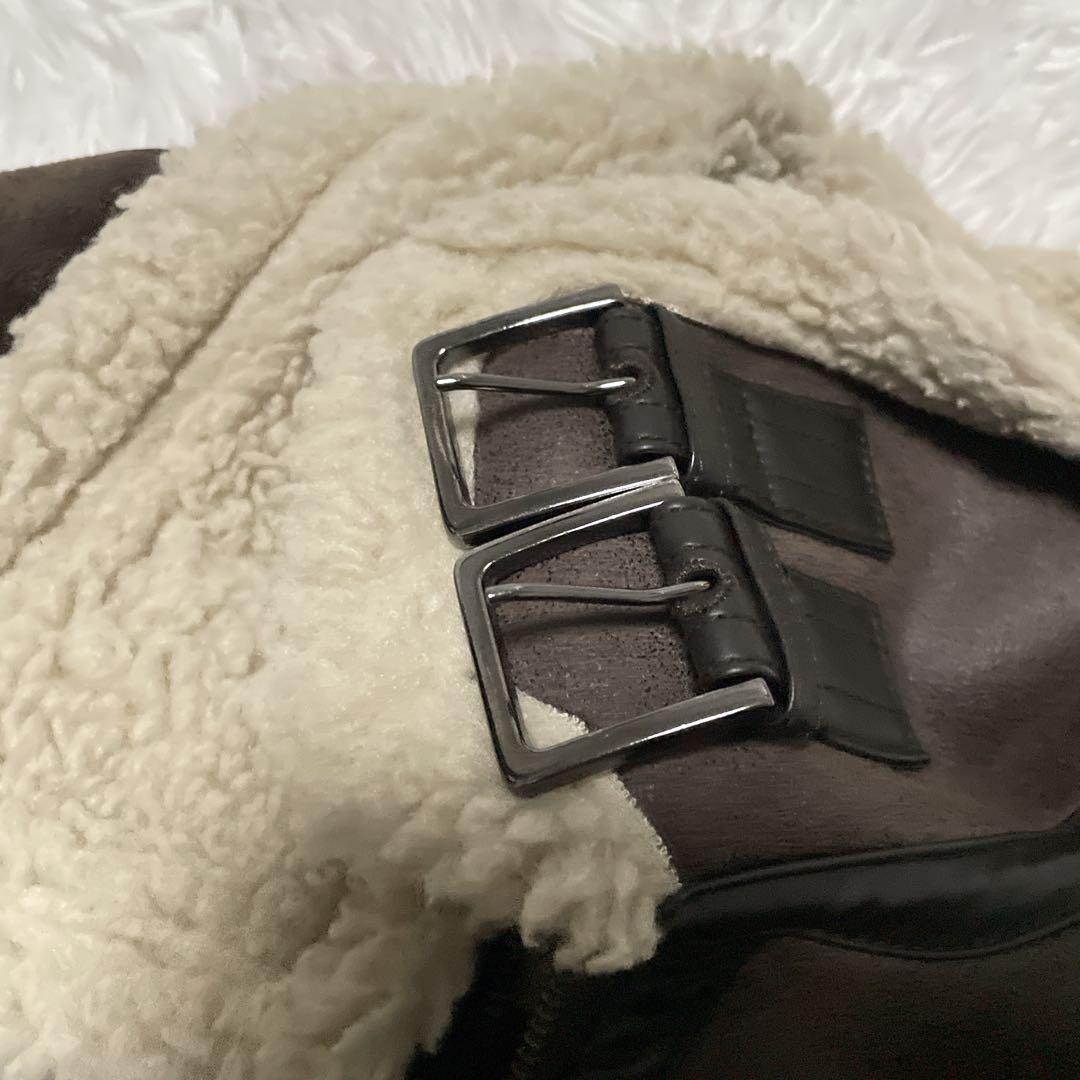 アルファインダストリーズ　B-3 ムートンジャケット　フライトジャケット　L