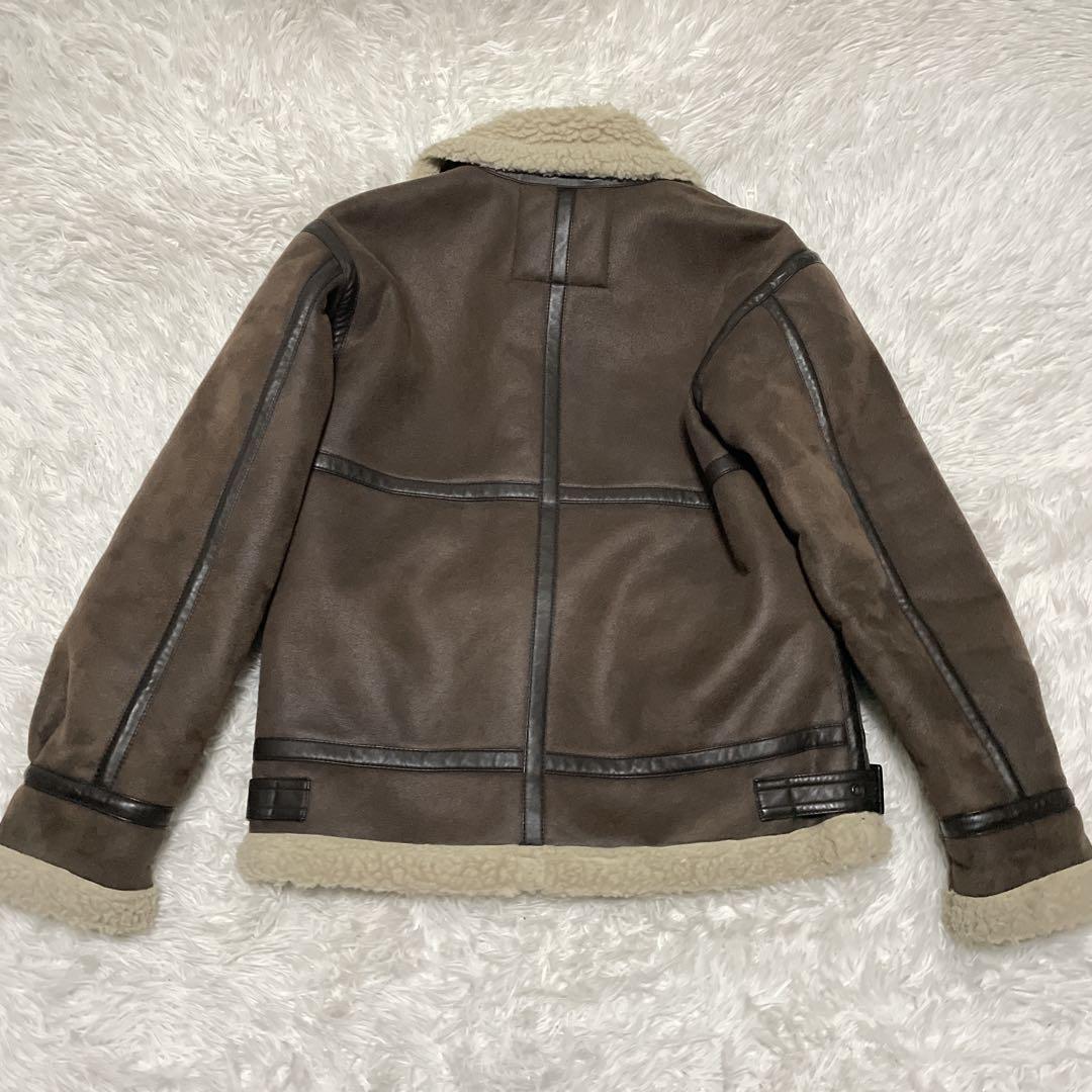 アルファインダストリーズ　B-3 ムートンジャケット　フライトジャケット　L