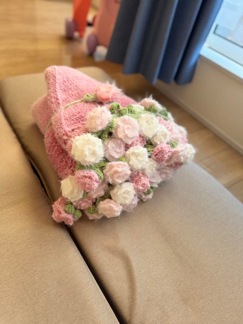 「ミーママさん専用」花束ブランケット150cm(12月6日までに)