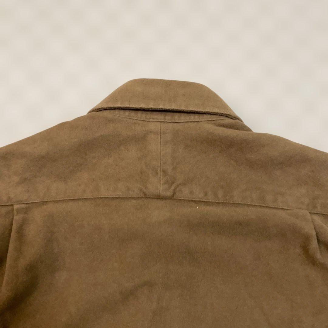 CORDINGS モールスキン　長袖　シャツ　15 1/2 ブラウン　トルコ製
