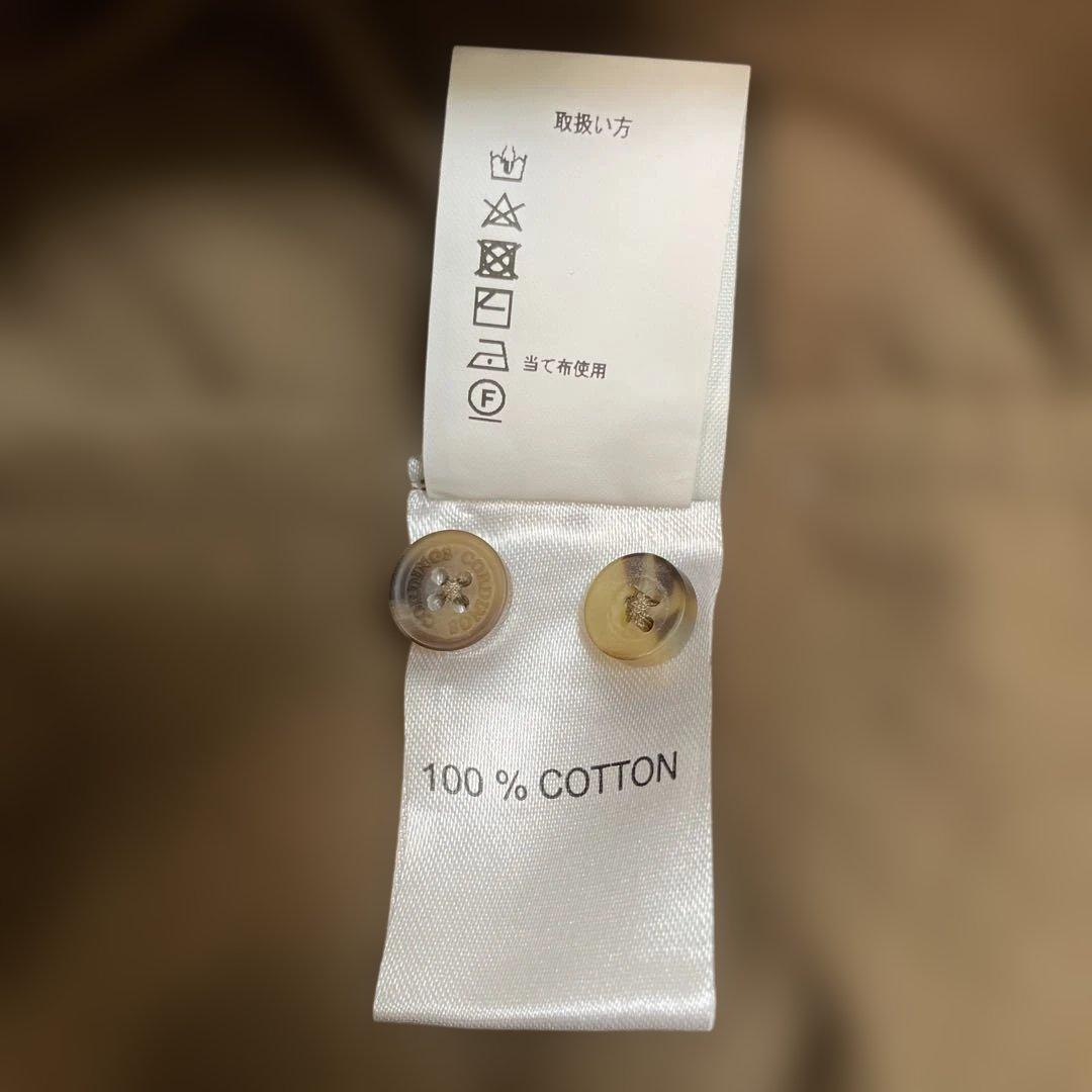 CORDINGS モールスキン　長袖　シャツ　15 1/2 ブラウン　トルコ製