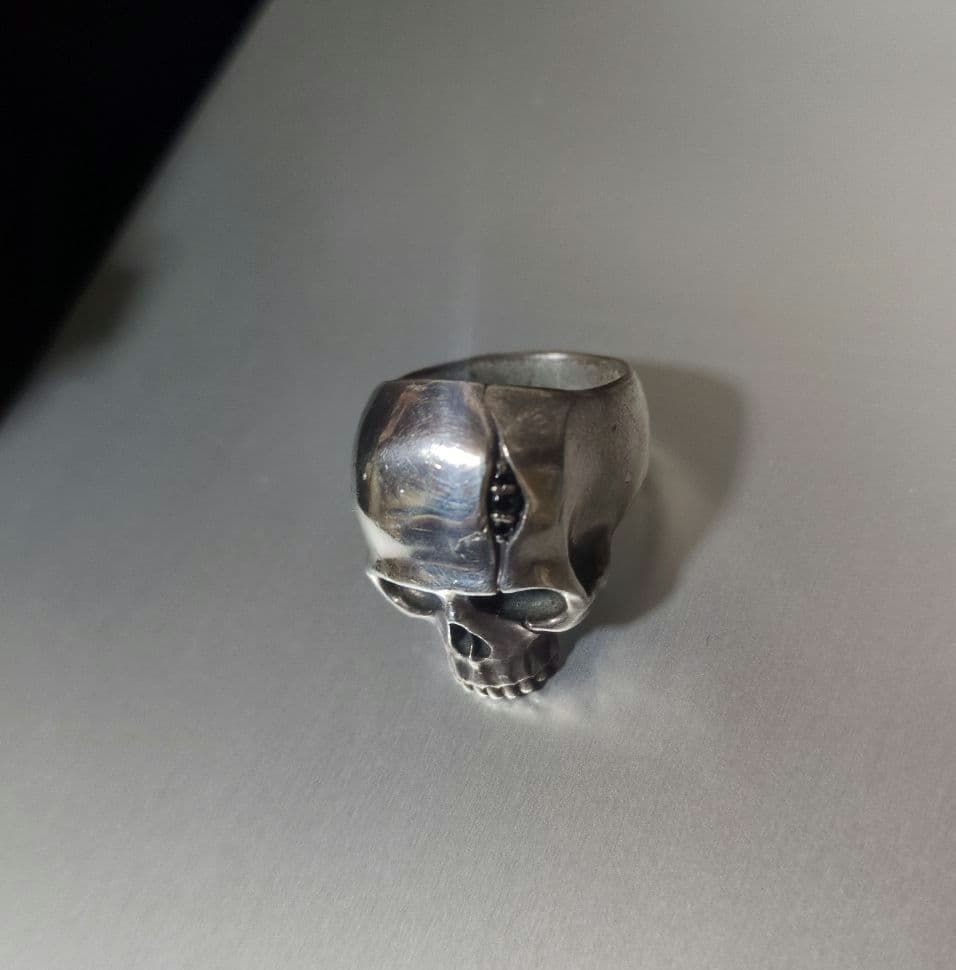 中古 Dr.MONROE シルバー925 19号 スカルリング - メルカリ