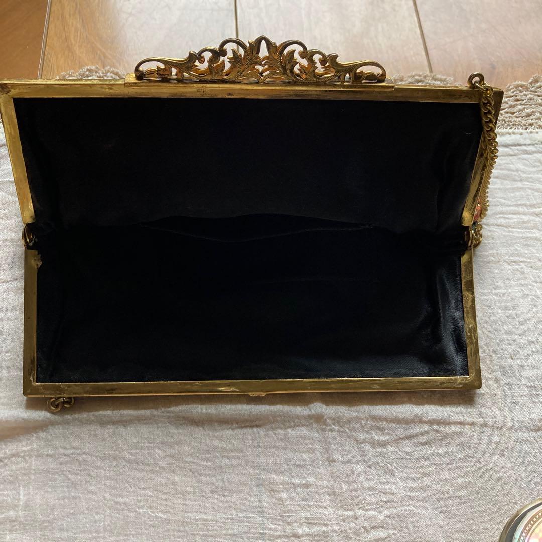 18世紀フランスアンティークバッグ&シェルの財布