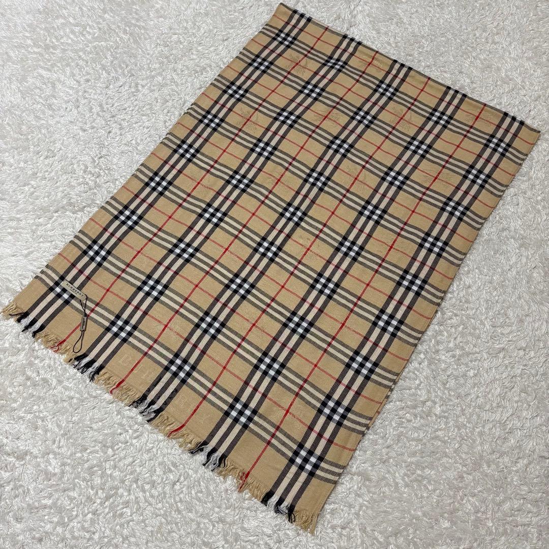 BURBERRY LONDON バーバリー大判　カシミヤ　シルク　ストール