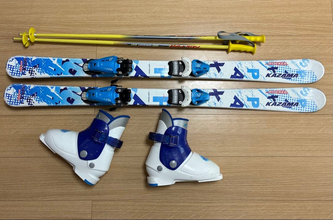 KAZAMA ジュニアスキー4点セット カザマ 男の子 キッズ 子ども 小学生