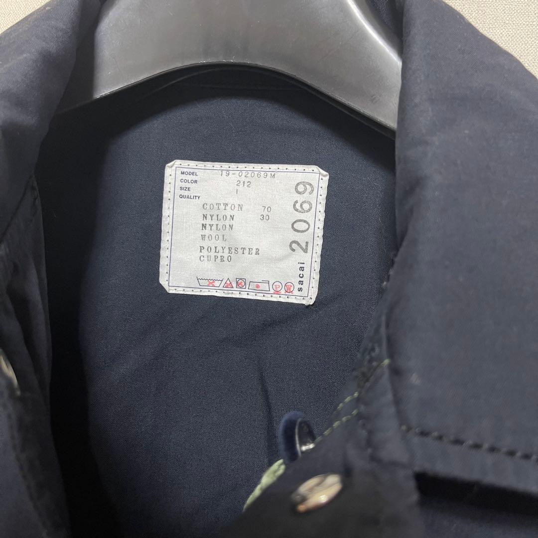 sacai ma-1 ドッキング ミリタリー フィールド コート