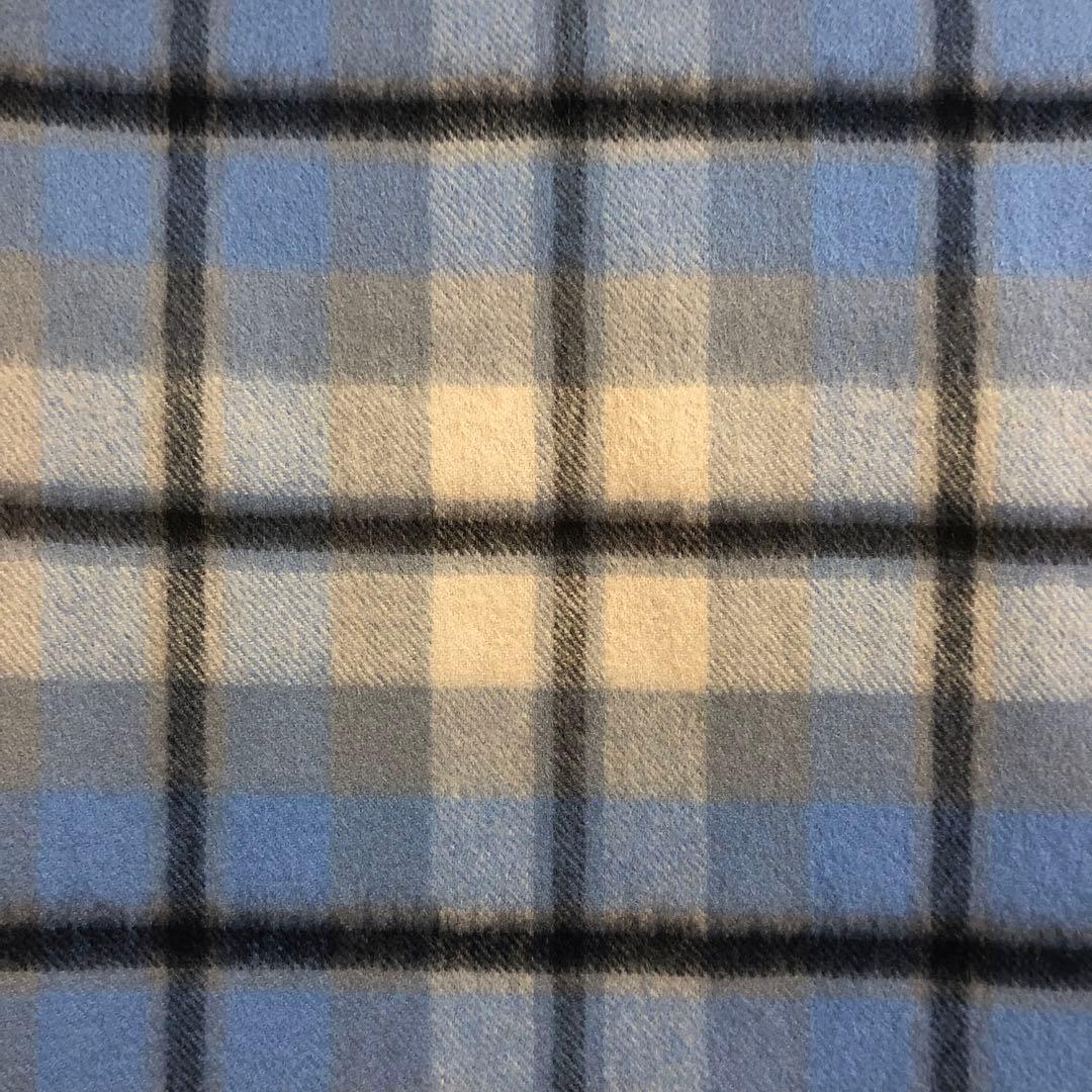 ジョンストンズ 大判 カシミヤ ストール ブルー 限定 - メルカリ