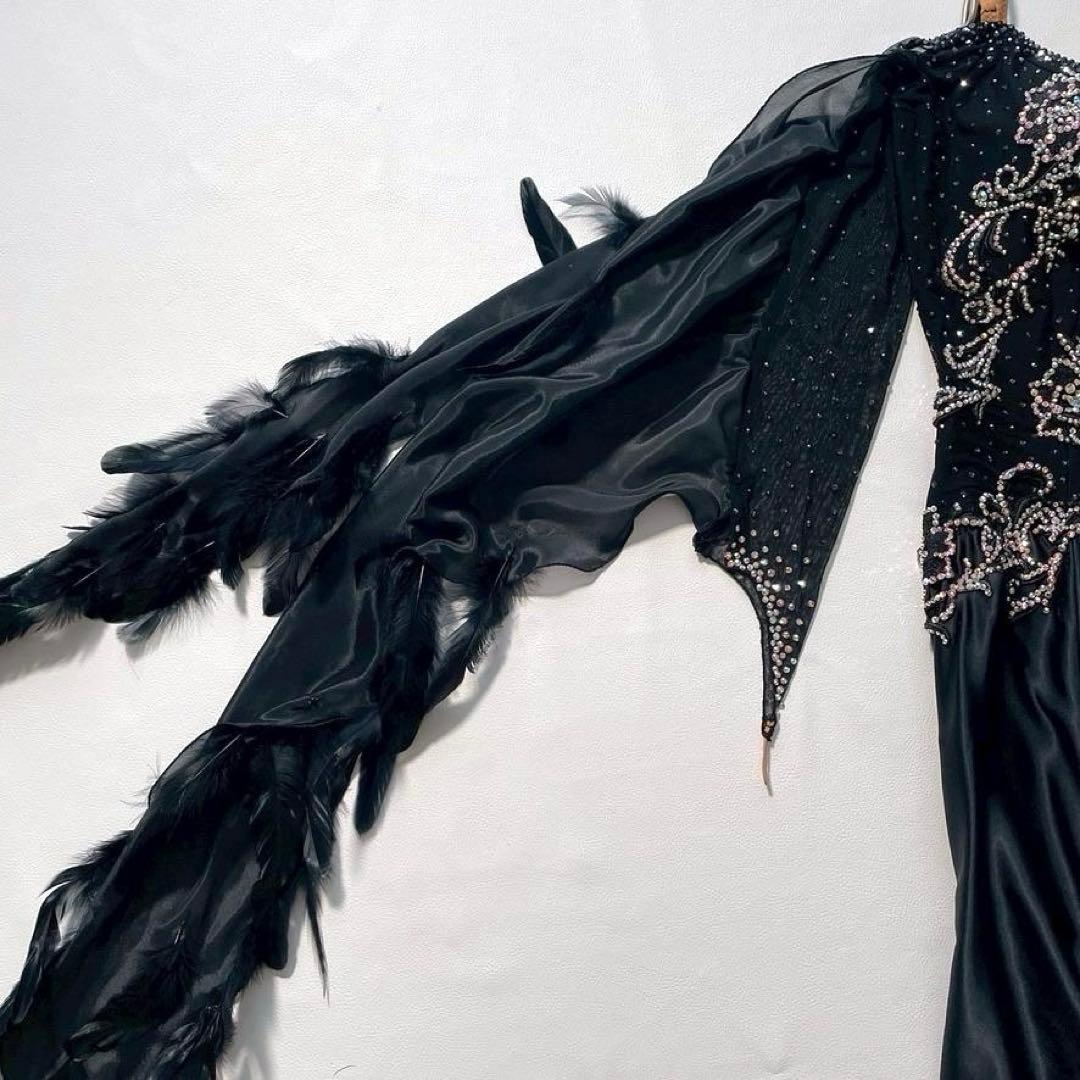 らんまる様専用】TAKA DANCE 社交ダンス衣装 ロングドレス ビジュー